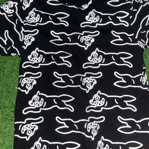Icecream Black T-Shirt with White Design